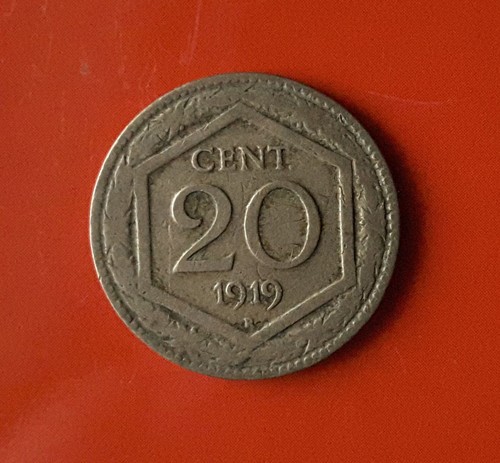 Centesimi 1919 errore - 20,
