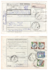 Pacco ordinario da Settimo Torinese a Fluminimaggiore - ITALIA 1988