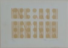 Carlo NANGERONI, Litografia storica arte moderna Astrattismo Geometrico