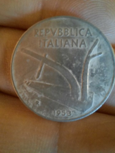 Moneta lire del 1953 - da,