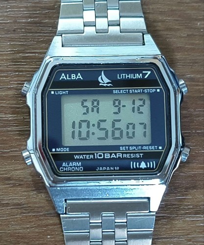 Seiko alba vintage digitale - seiko,
