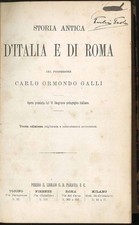 Storia antica d'Italia e di
