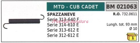 Molla trazione semovenza mtd - molla,