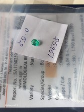 SMERALDO NATURALE COLOMBIANO CT.0.52  NO COLOR OIL A.A.A 