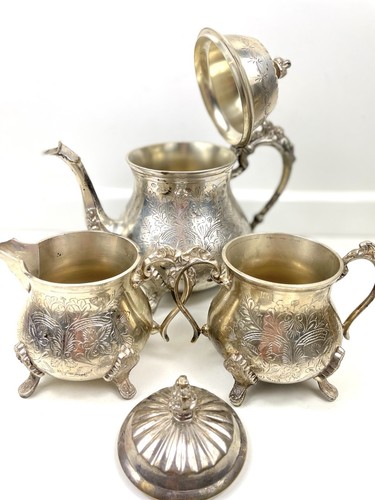 Teiera vintage placcata