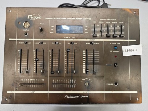Mixer stereo phonic 7700 - stereo,