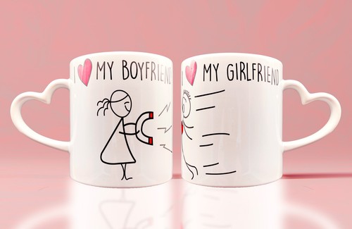 Coppia tazze san valentino - tazze,
