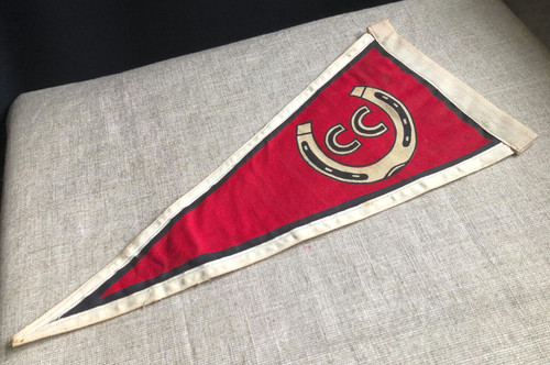 Vintage caravan club pennant - caravan,