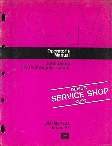 Manuale operatore trattore - manuale,