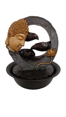 Fontana elettrica con buddha - fontana,