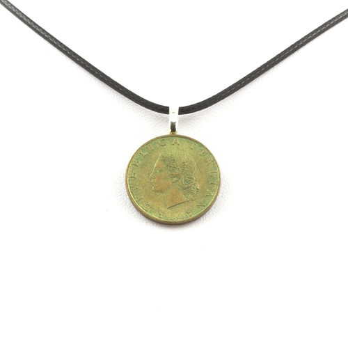 Collana moneta italia lire - collana,