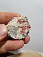 Minerale@ Cinabro Spagna 23,30 Gr Naturale Cristallo 