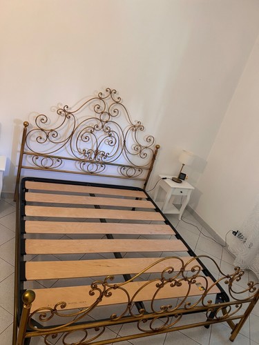 Letto matrimoniale ottone - letto,