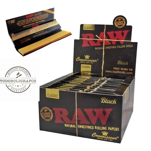 Cartine raw black - raw, connoisseur