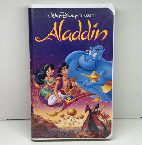 Aladdin vhs 1992 disney video - 1992,