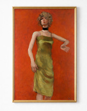 Dipinto olio originale figura