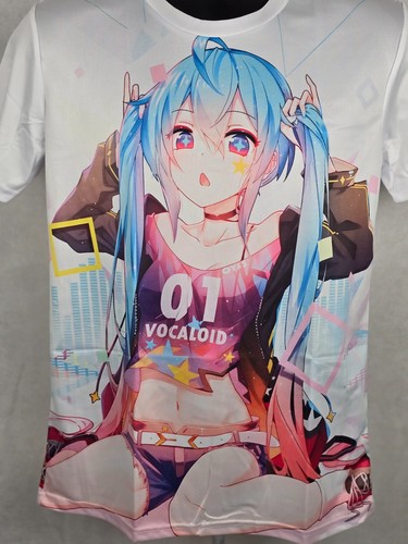 Hatsune miku anime shirt - anime, t-shirt