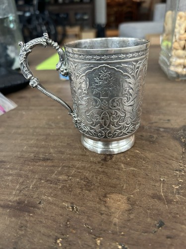 Antico calice tazza argento - in,