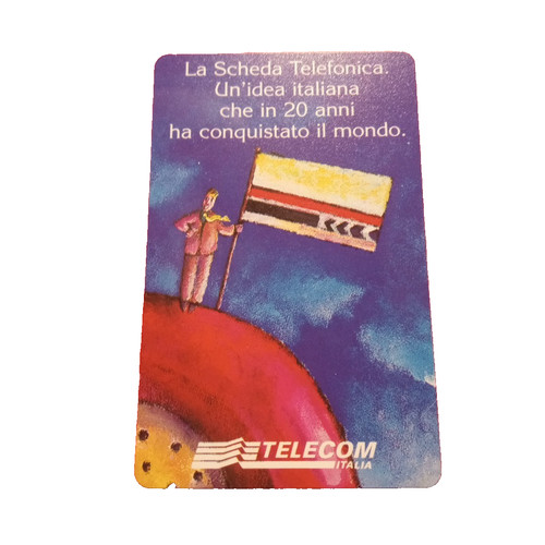 Scheda telefonica anni - scheda,