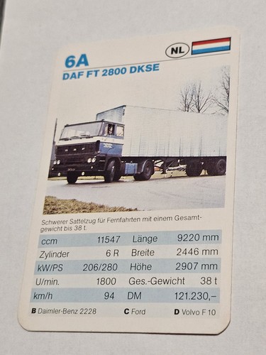 Daf 2800 dkse scheda - daf, ft