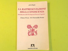 LA RAPPRESENTAZIONE DELLA CONOSCENZA PESSA PENNA ARMANDO EDITORE