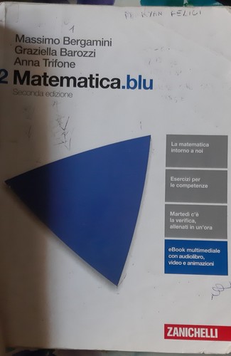 Matematica blu vol seconda - 2-,