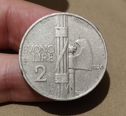 Buono lire 1926 - 2, raro