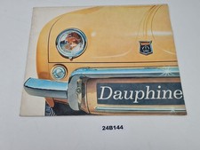 Brochure Renault Dauphine con