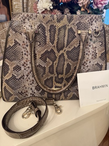 Borsa tracolla brahmin taupe - a,