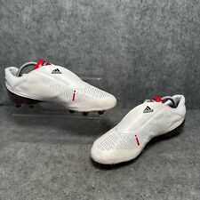 Scarpe da calcio Adidas F50i Tunit SG UK 10 colore bianco/nero/rosso 2009 G02432