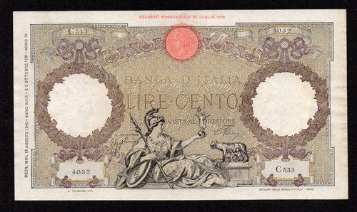 Cento 100 lire aquila - aquila, romana