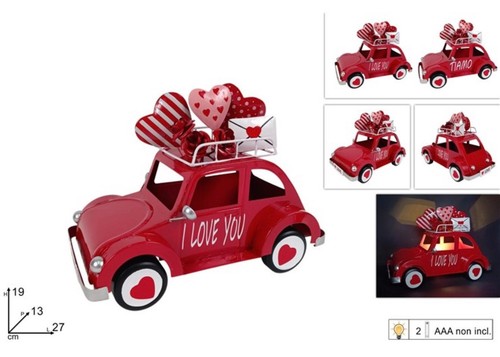 Idea regalo auto rossa latta - regalo,