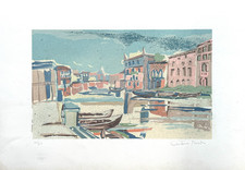 Antonio Monti  - Litografia vintage originale - 50x70 - 1975 - con certificato.