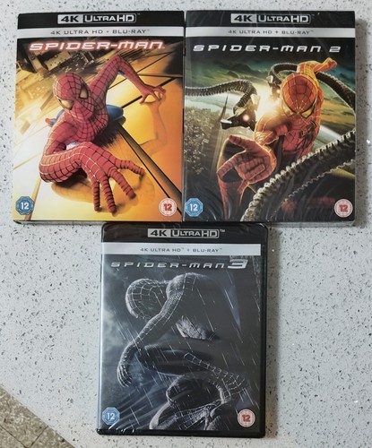 Spider man trilogy 4k ultra - trilogy,