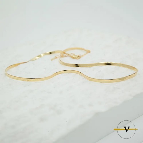Collana snake piatta uomo - collana,