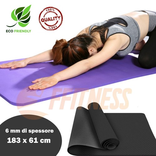Tappetino yoga fitness pilates - yoga,