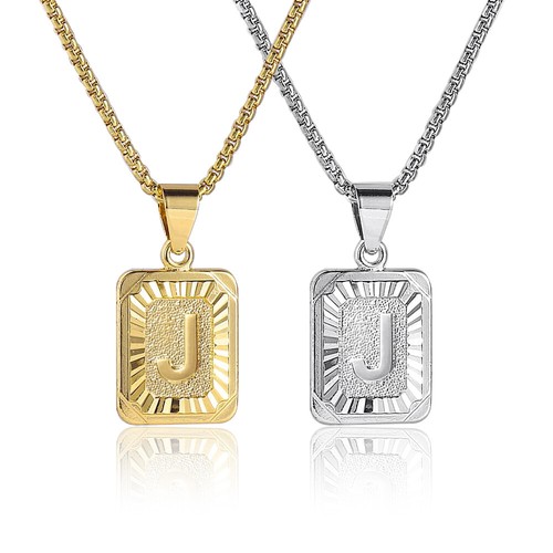Collana con ciondolo lettera
