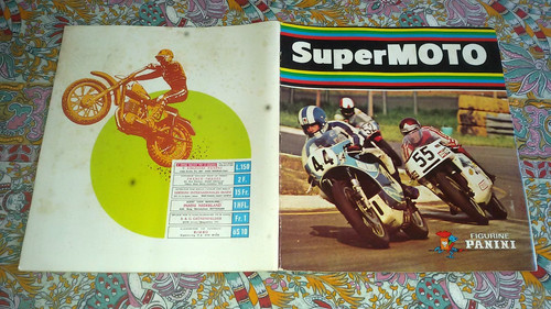 Album super moto panini 1975 - super,