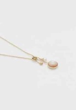 Collana Fossil acciaio dorato