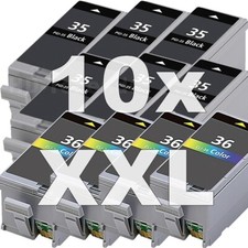 10x CARTUCCE INCHIOSTRO per