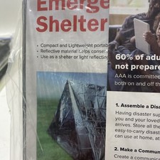 AAA Tubo di Emergenza Tenda e Torcia Sopravvivenza Escursionismo Campeggio Esterno Rifugio