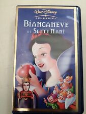 Biancaneve cassette vhs walt Disney 