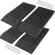 4 pezzi rampe di accesso piattaforma elevatrice auto rampa di accesso rampa in plastica piattaforma a forbice 4T