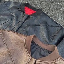 Giacca pelle PU pelle PU uomo