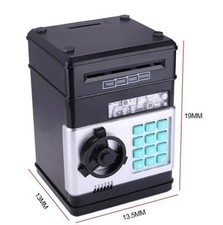 Salvadanaio Elettronico Cassaforte Atm Per Bambini Contanti Monete cir