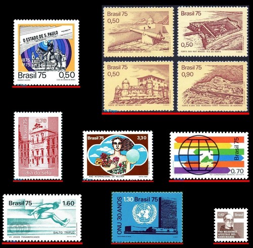 Brasile 1975 lotto di 11 - 1975,