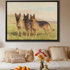 Quadro acquerello cane arte - acquerello,