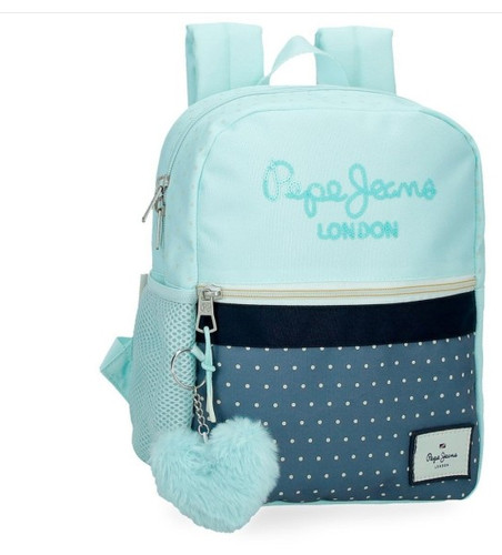 Zaino pepe jeans celeste - zaino,