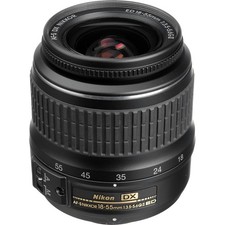 Nikon Nikkor AF-S 18-55 mm f/3.5-5.6G DX VR Obiettivo - Nero Stato Buono