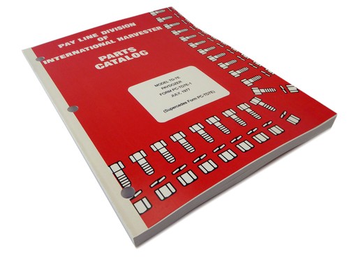 Manuale catalogo ricambi - , ih